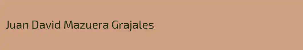 Juan David Mazuera Grajales